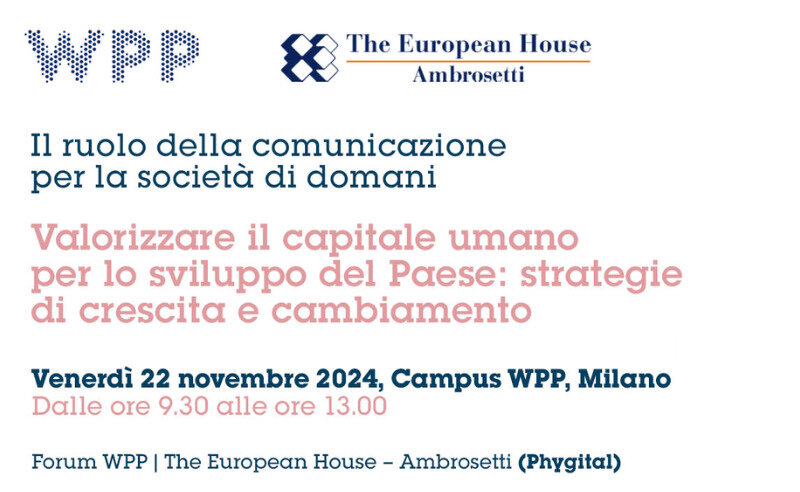 WPP and The European House – Ambrosetti's Forum