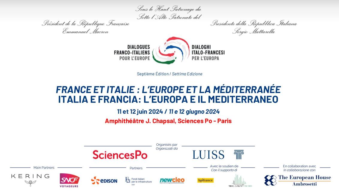 Deux pays en miroir: France et Italie - Dialogues franco-italiens, 11-12 juin 2024