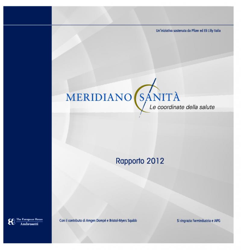 Meridiano Sanità 2012 - Final report