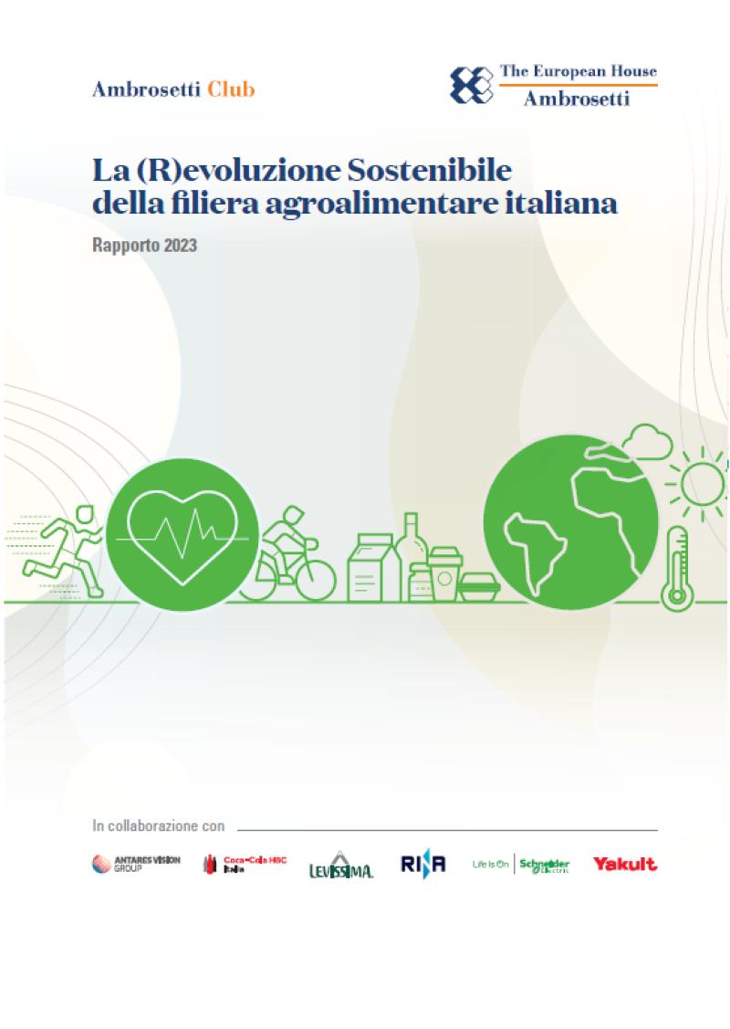La (R)evoluzione Sostenibile della filiera agroalimentare italiana - Rapporto 2023