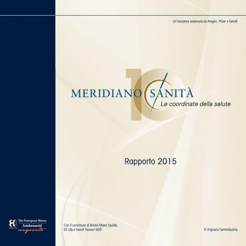 Meridiano Sanità 2015 - Final report