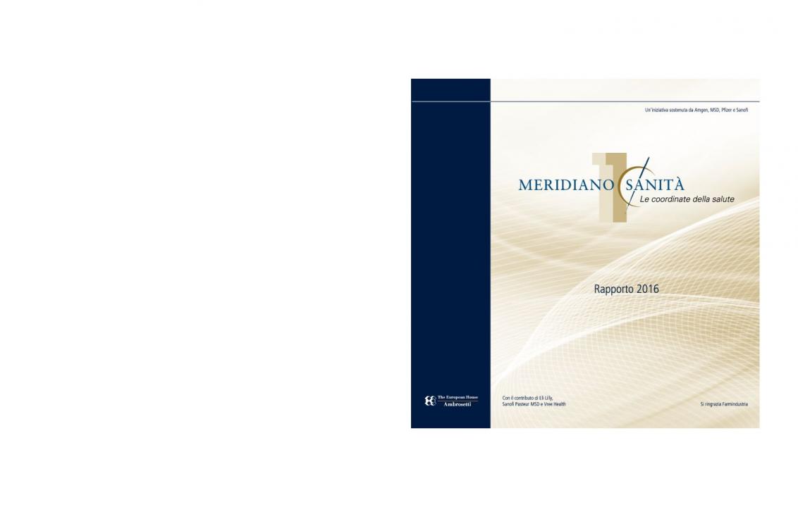 Meridiano Sanità 2016 - Final report