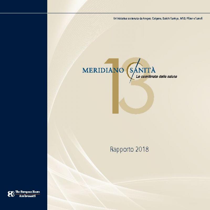 Rapporto - Meridiano Sanità 2018