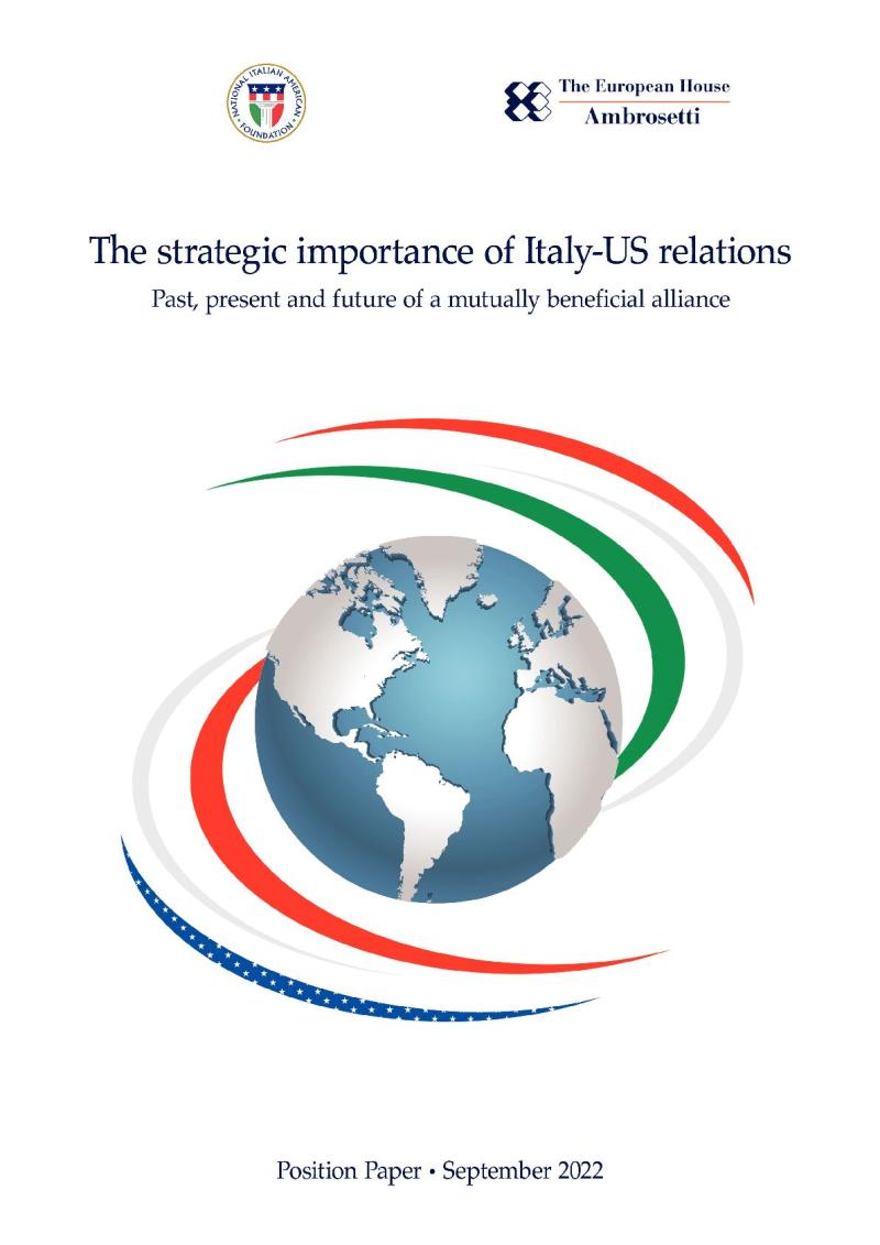 Report - The strategic importance of Italy-USA relations