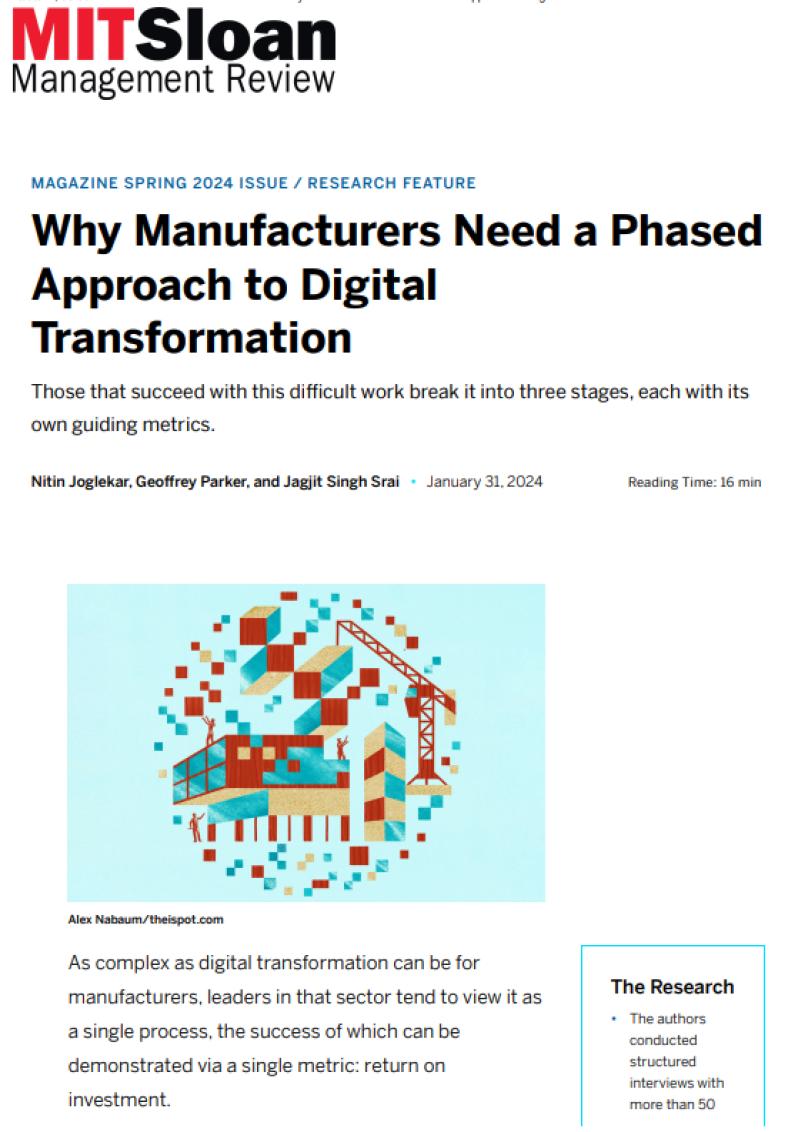 Why Manufacturers Need a Phased Approach to Digital Transformation
